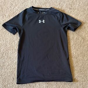 Under Armour Black Short Sleeve HeatGear Performance Tee